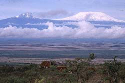 Mount Kilimanjaro - Africa's highest mountain.
